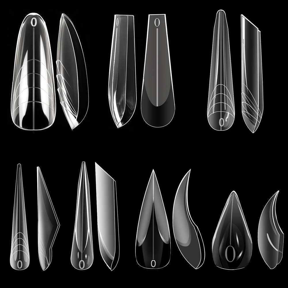 Nail Art Xl - 70/120/140pcs New Dual Forms Nail Model
