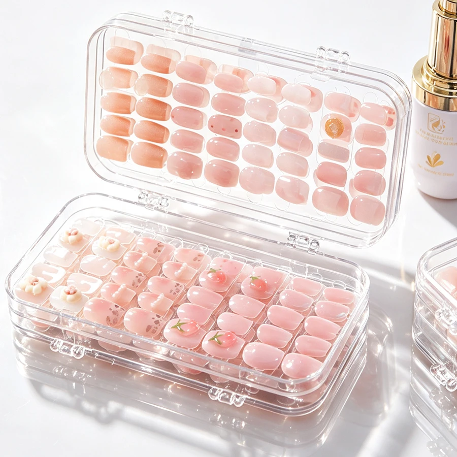Nail Art Viral - Clear Foldable Press On Nail Storage