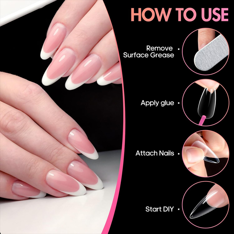 Ultra-Short Almond-Shaped X-St - Nail Art Xl 评论和价格