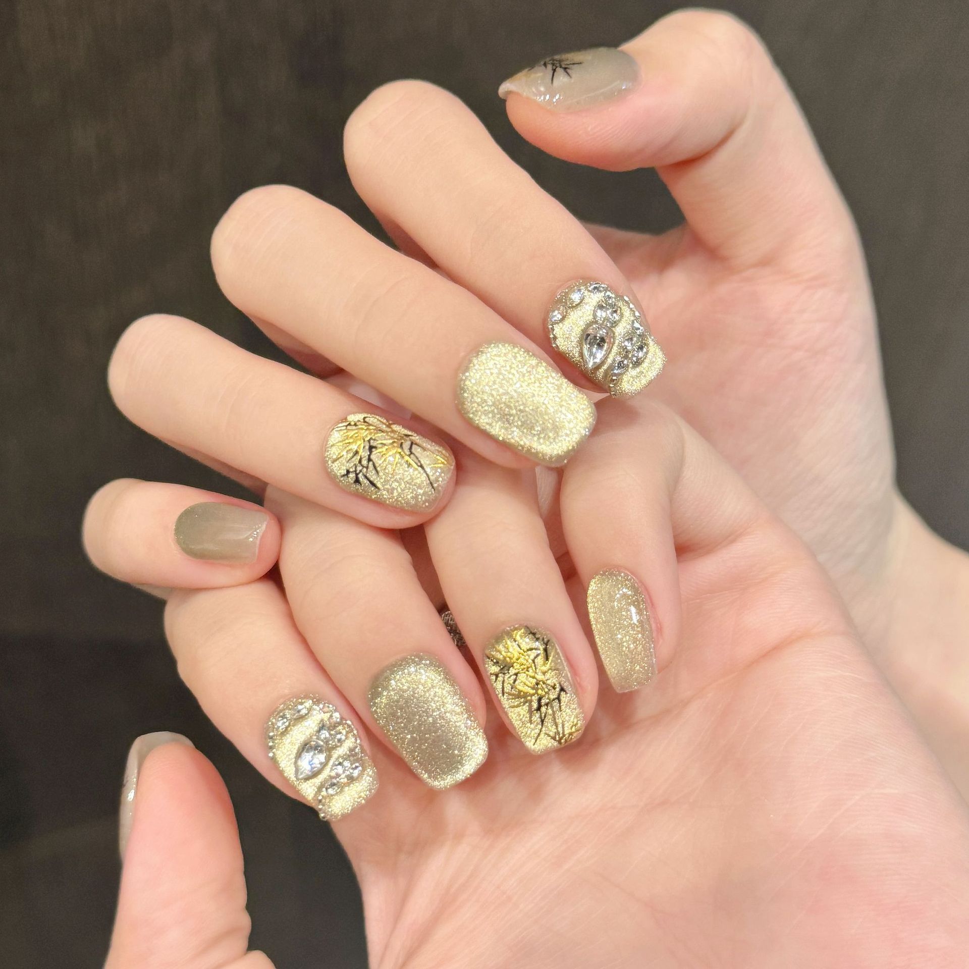 10pcs New Chinese Style Handma - Nail Art Design 评论和价格