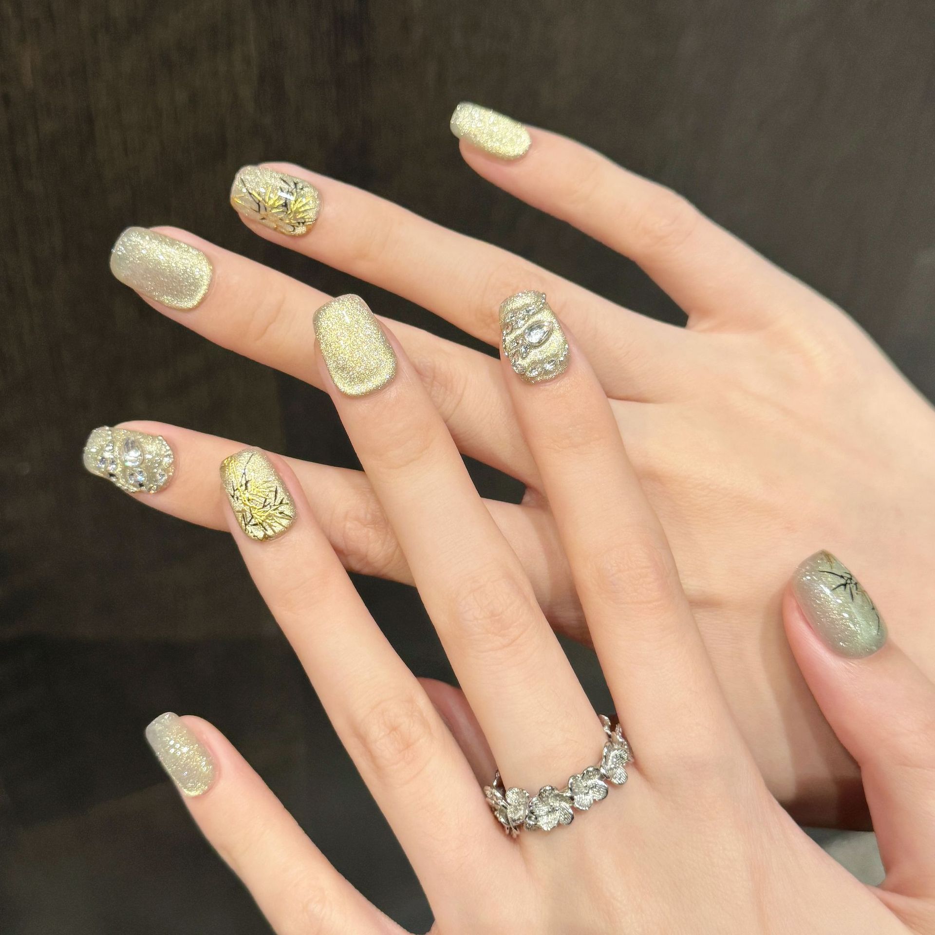 10pcs New Chinese Style Handma - Nail Art Design 评论和价格