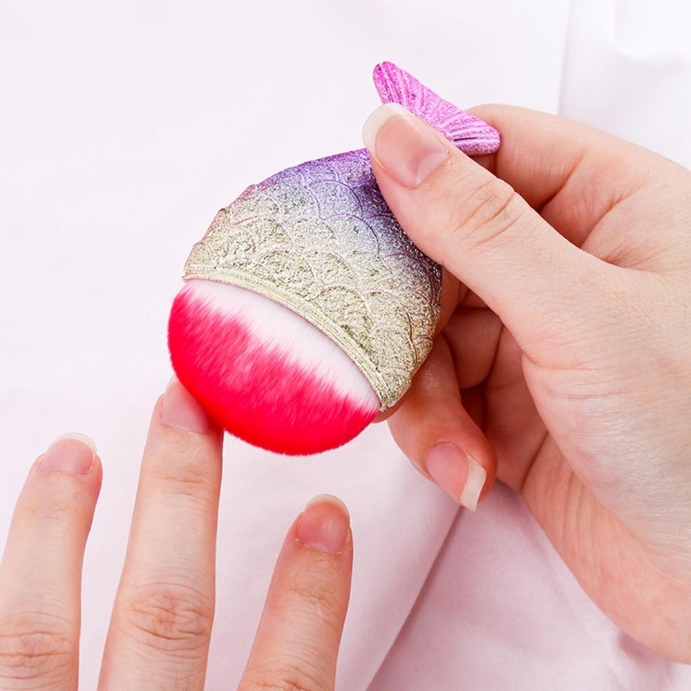 Makeup Brush Mermaid Tail Desi - Nail Art Xl 评论和价格