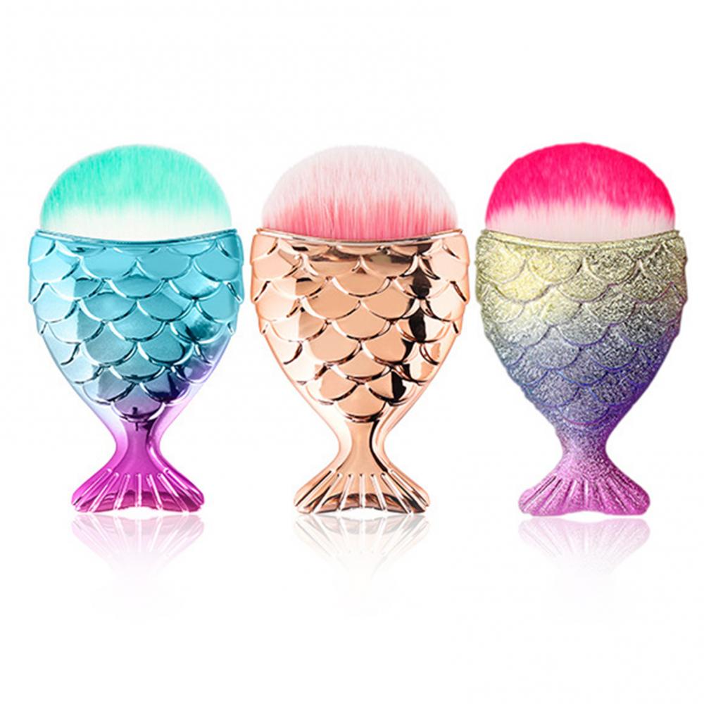 Makeup Brush Mermaid Tail Desi - Nail Art Xl 评论和价格
