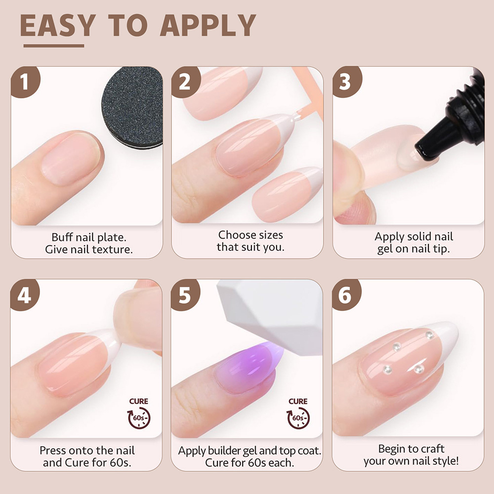 150pcs/box French Fake Nail Me - Nail Art Xl 评论和价格