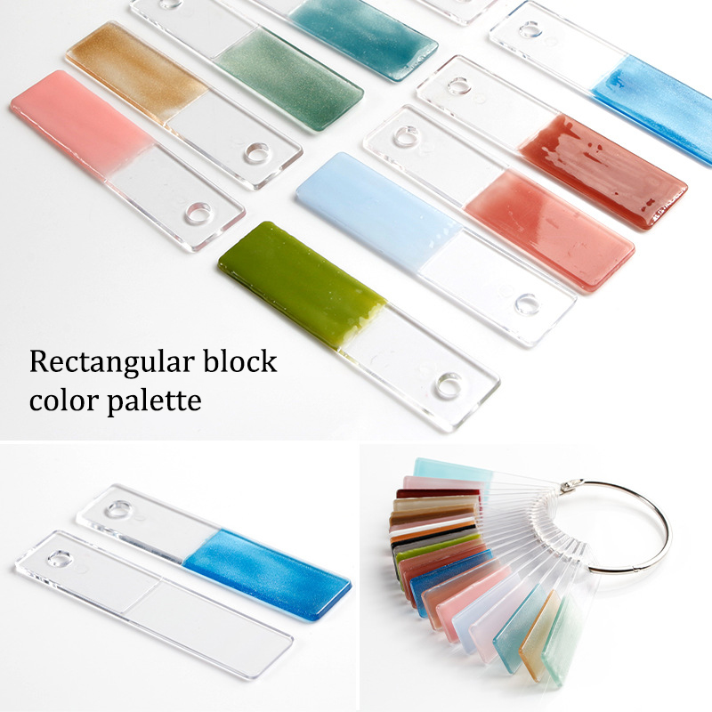 Rectangle Fake Nail Art Displa - Nail Art Viral 评论和价格