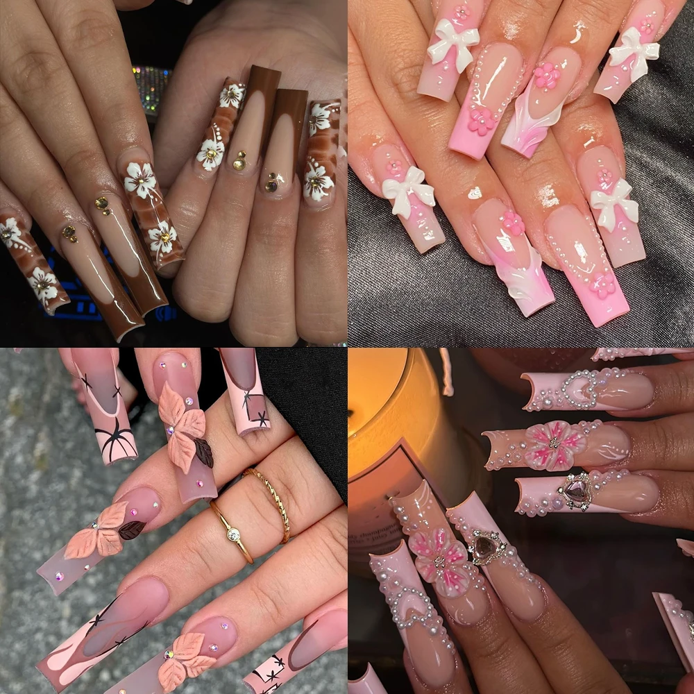 10Pcs Handmade French Nude Pin - Nail Art Xl 评论和价格