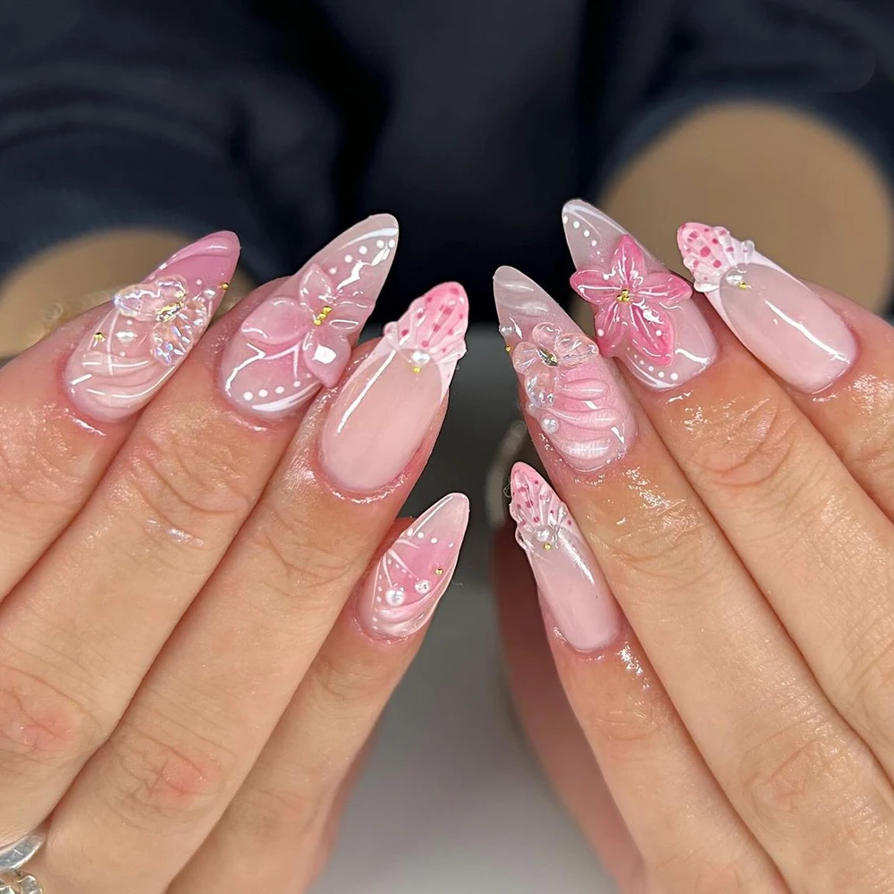 10Pcs Handmade French Nude Pin - Nail Art Xl 评论和价格