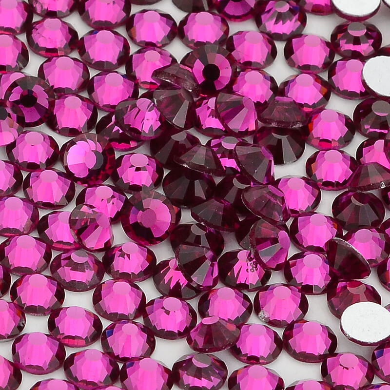 Fuchsia Bright SS3-SS50 Glass  - Nail Art Fuchsia 评论和价格