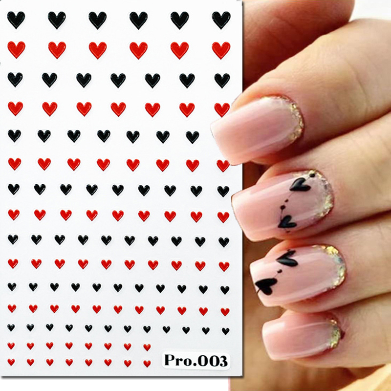 5d Embossed Nail Art Stickers  - Nail Art Valentines Day 评论和价格