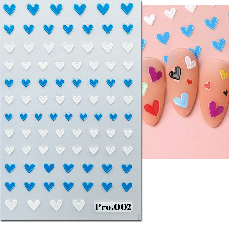 5d Embossed Nail Art Stickers  - Nail Art Valentines Day 评论和价格