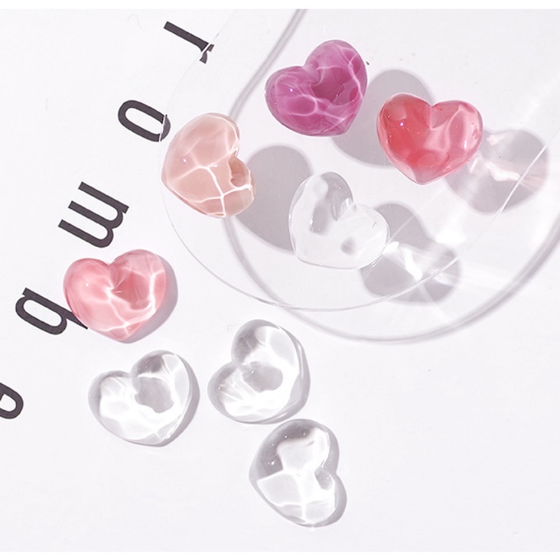 40Pcs Transparent Glass Nail A - Nail Art Viral 评论和价格