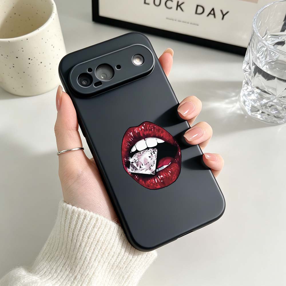 Red Lips Nails Art Phone Case  - Nail Art Xl 评论和价格