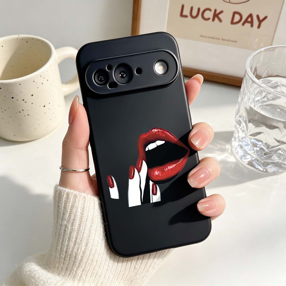 Red Lips Nails Art Phone Case  - Nail Art Xl 评论和价格