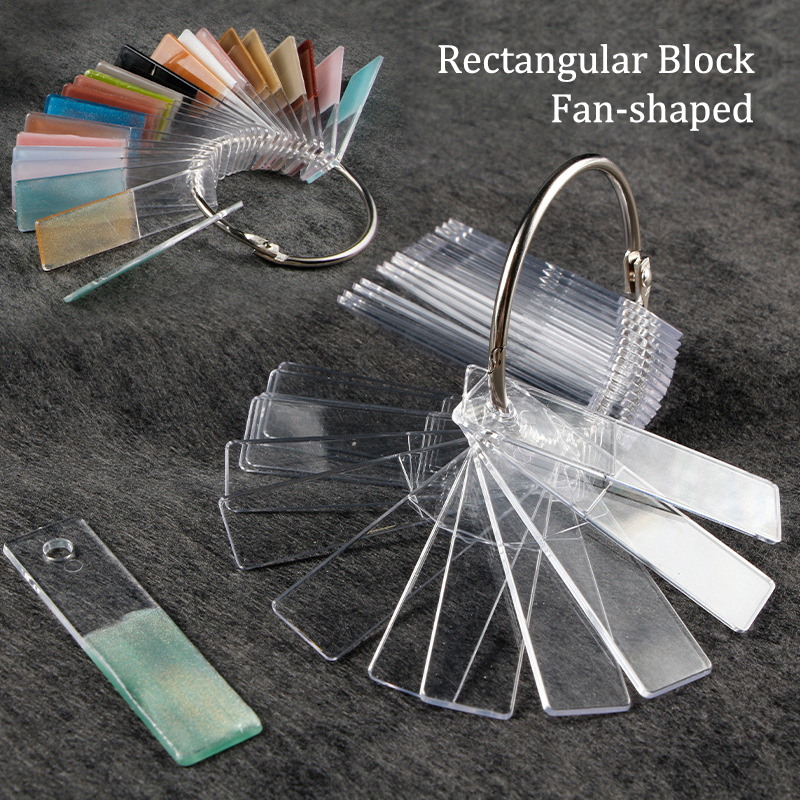 Rectangle Fake Nail Art Displa - Nail Art Viral 评论和价格