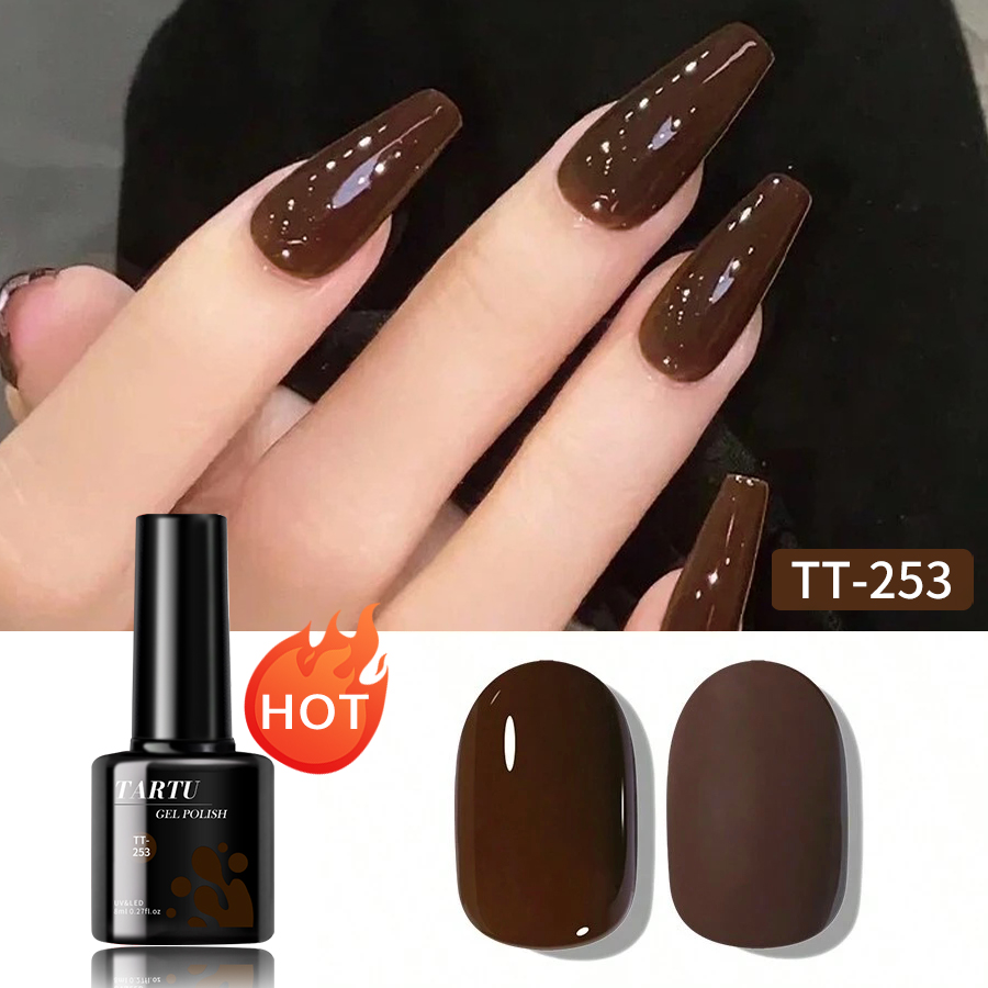 TARTU 8ml Gel Nail Polish Burg - Nail Art Burgundy 评论和价格
