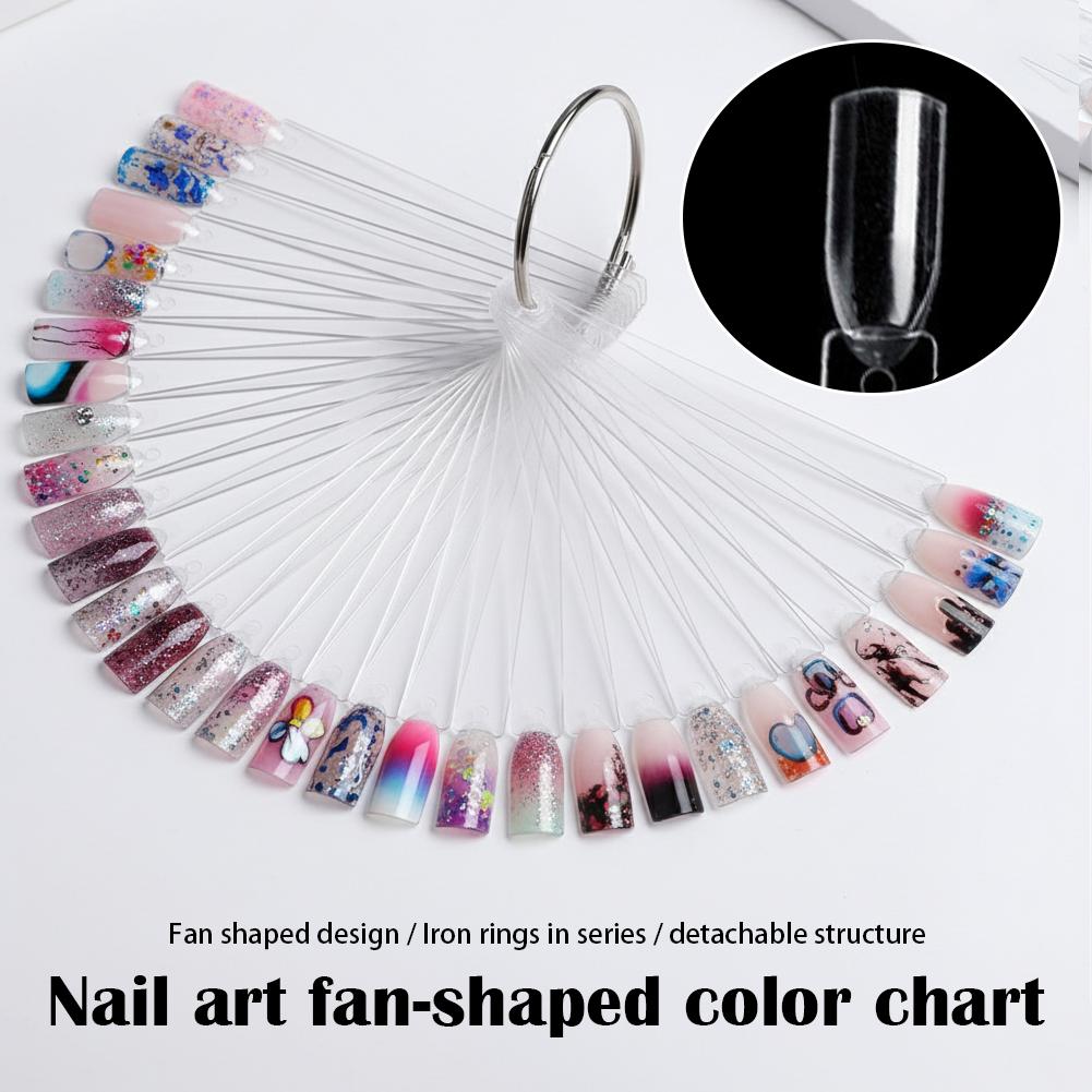 50 Tips Clear Nail Swatches Co - Nail Art Viral 评论和价格