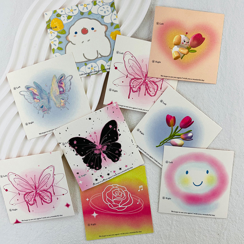 50Pcs 6.5x6.5cm 8x8cm Press On - Nail Art Viral 评论和价格
