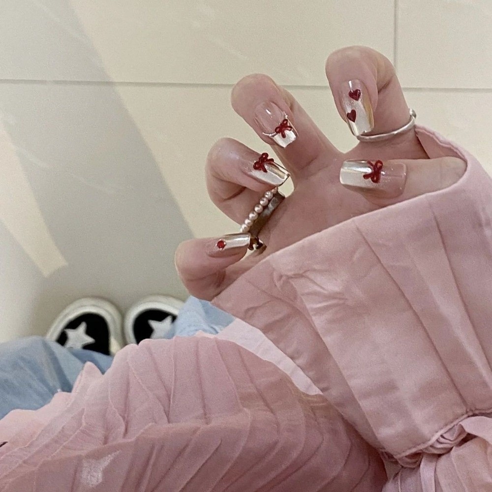 Wine Red Nail Art Decorations  - Nail Art Burgundy 评论和价格