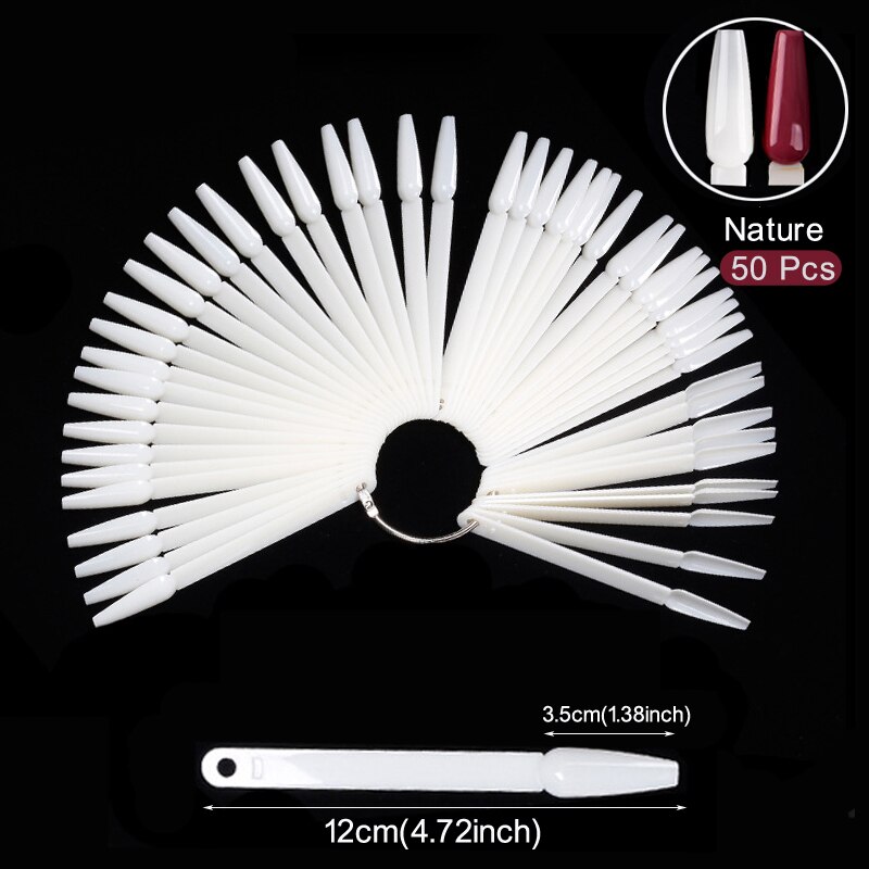 Nail Display Sticks Clear Natu - Nail Art Viral 评论和价格