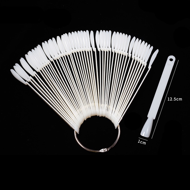 Nail Display Sticks Clear Natu - Nail Art Viral 评论和价格