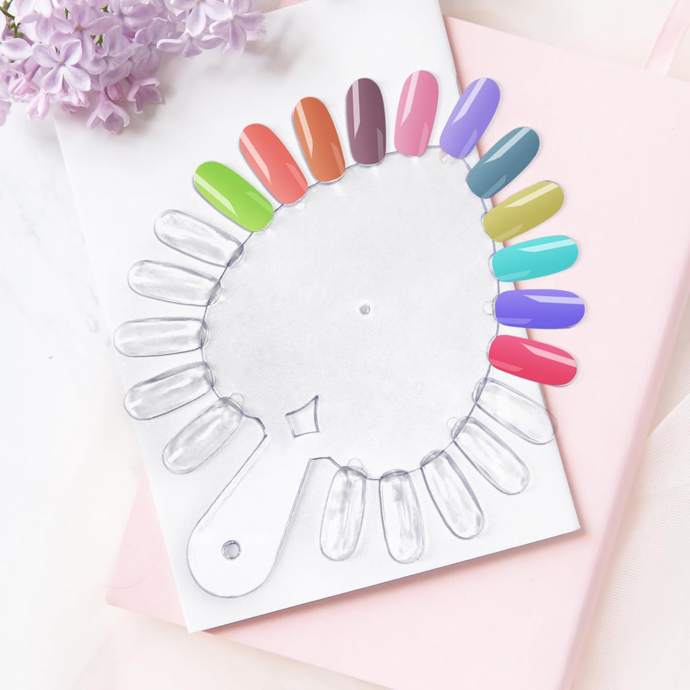 10Pcs Heart-shaped Nails Color - Nail Art Viral 评论和价格