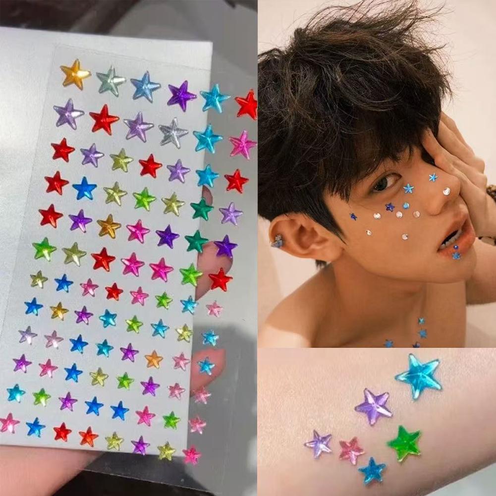 Self-Adhesive Face Rhinestones - Nail Art Design 评论和价格