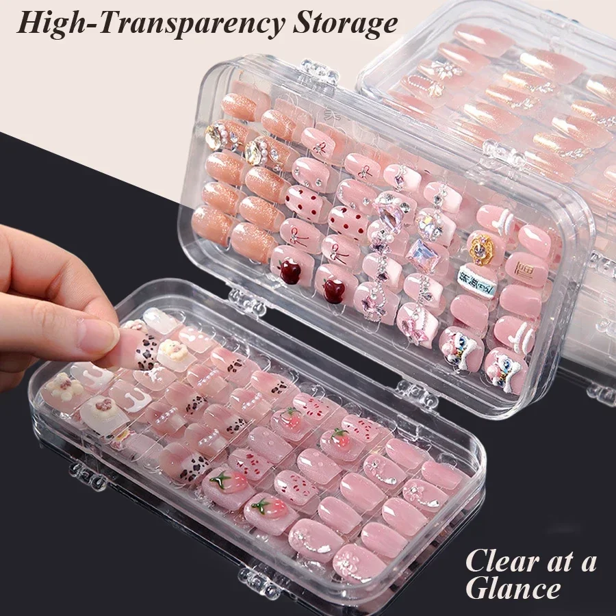 Clear Foldable Press On Nail S - Nail Art Viral 评论和价格