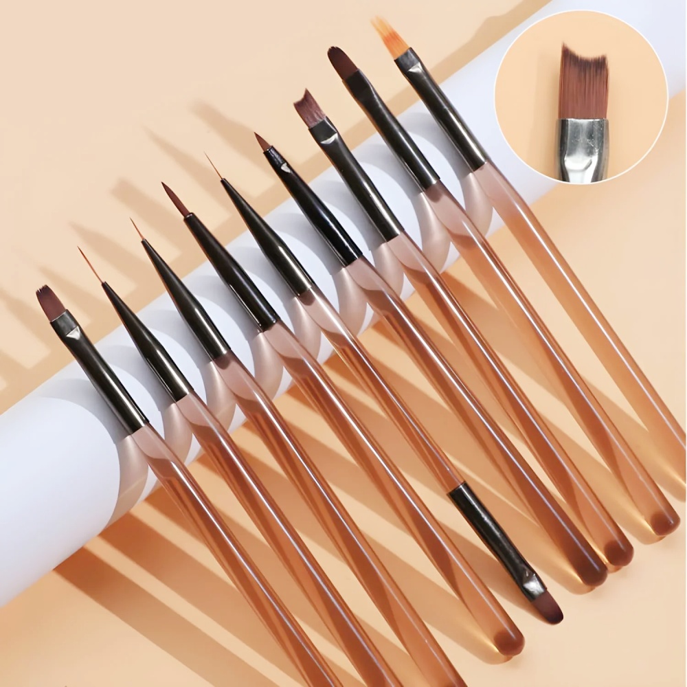 9PCS Nail Brush for Nail Art D - Nail Art Viral 评论和价格