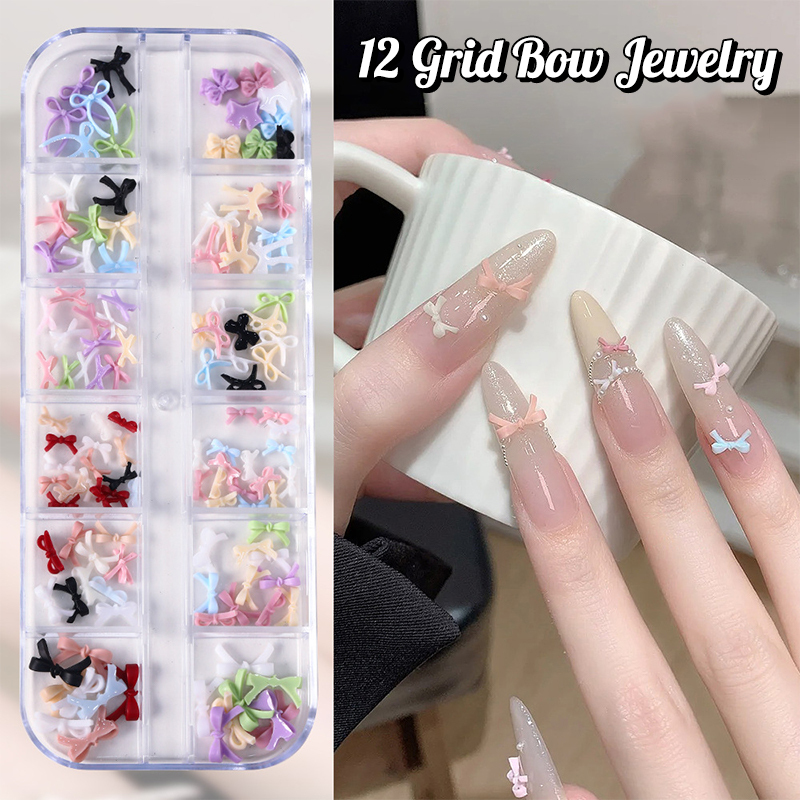 12 Grid Multiple Colors Bowkno - Nail Art Design 评论和价格