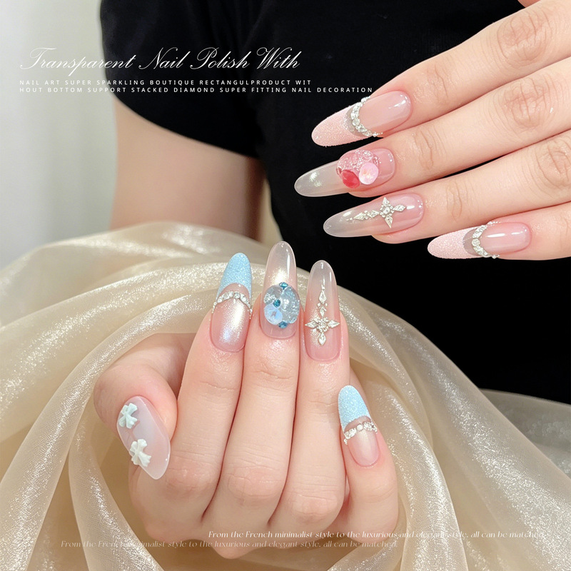 3PCS Viral No Wipe Water Dropl - Nail Art Viral 评论和价格