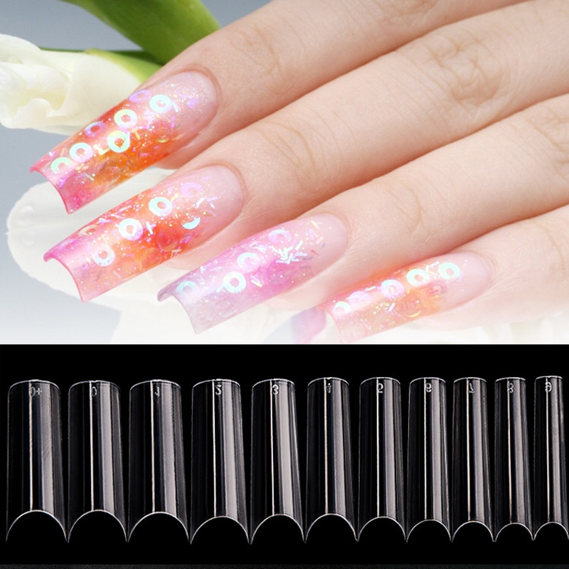 500pcs XL Long False Nail Tips - Nail Art Xl 评论和价格